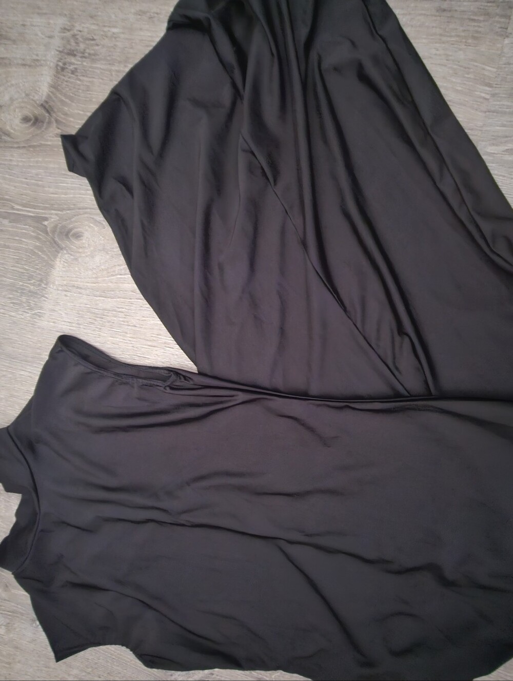 Naked Zebra Black Mock Neck Sleeveless Maxi Dress Size S Whimsigoth Minimalist